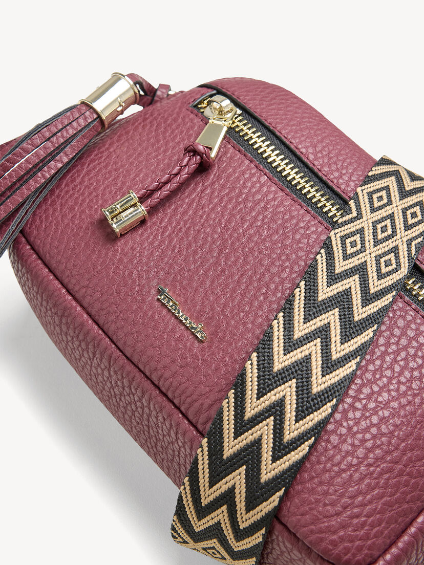 Schoudertas - rood, darkwine, hi-res