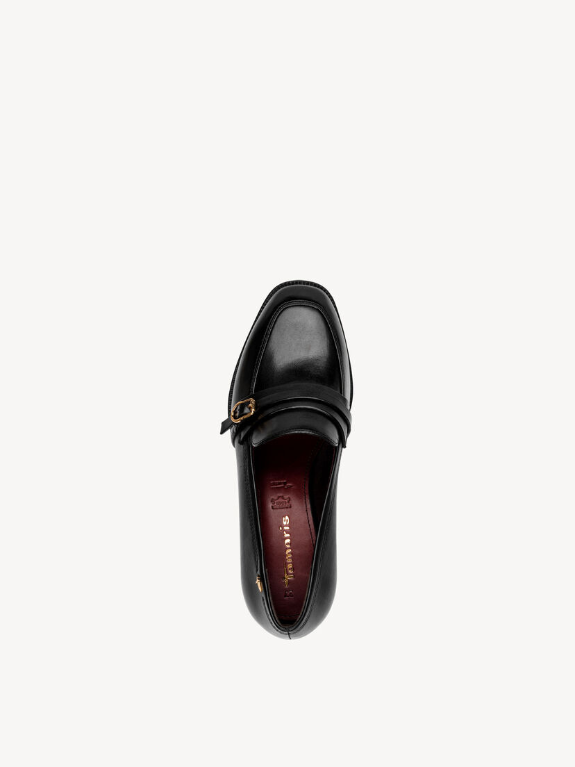 Trotteur - zwart, BLACK LEATHER, hi-res