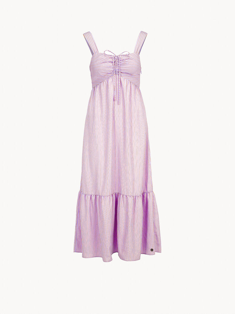 Dress - purple, Lavender/Dusty Orange Striped, hi-res