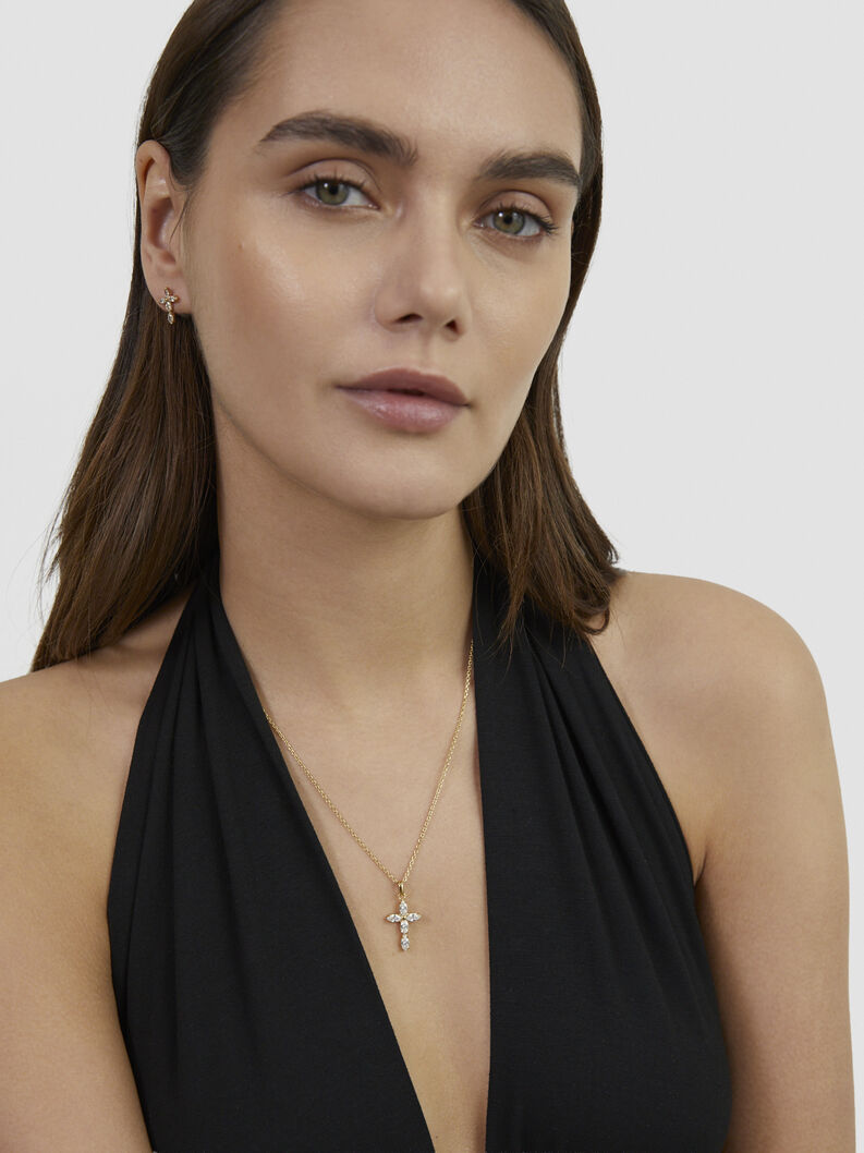 Necklace - gold, gold, hi-res