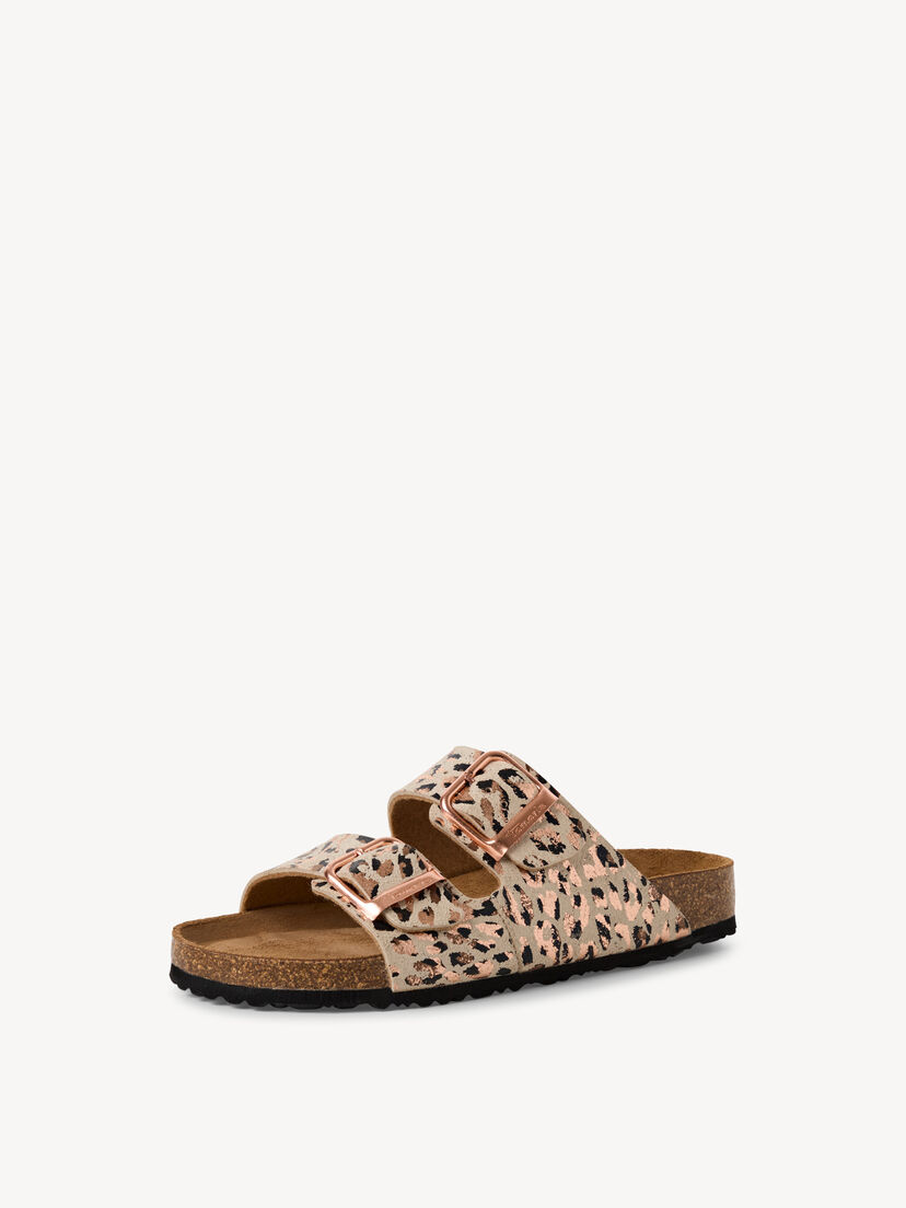 Slipper - beige, BEIGE/LEOPARD, hi-res