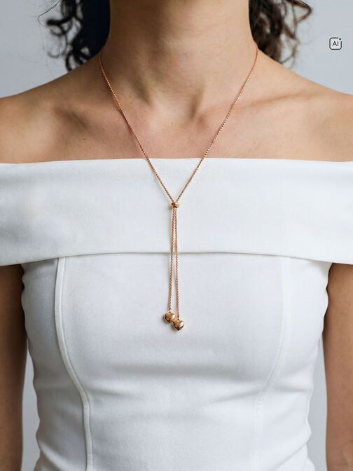 Necklace, ros&eacute;gold, hi-res