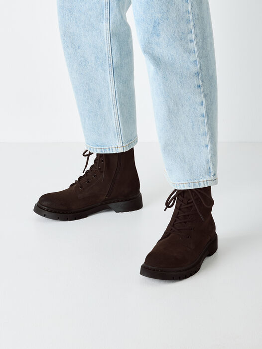 Enkellaarsje, MOCCA SUEDE, hi-res