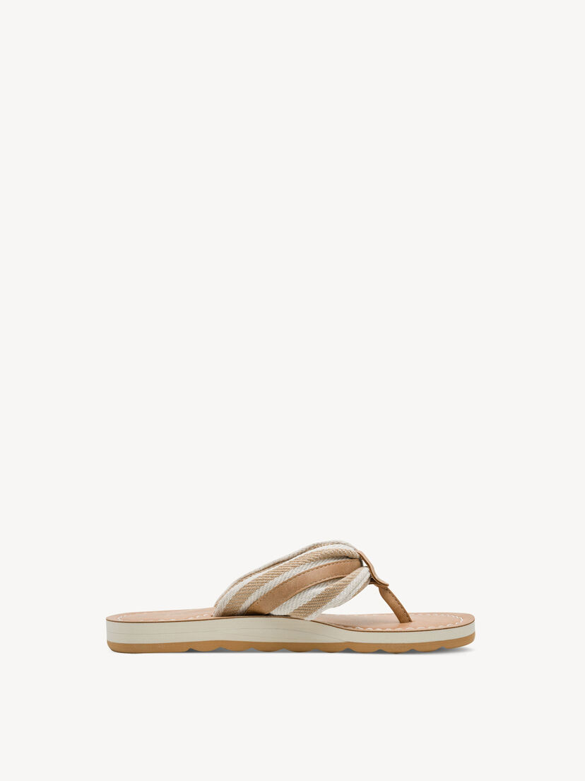 Flip Flops - beige, BEIGE STRIPES, hi-res