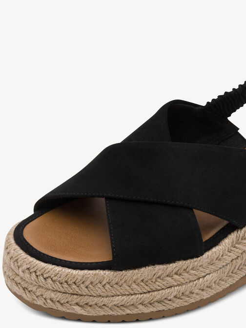 Heeled sandal, BLACK, hi-res