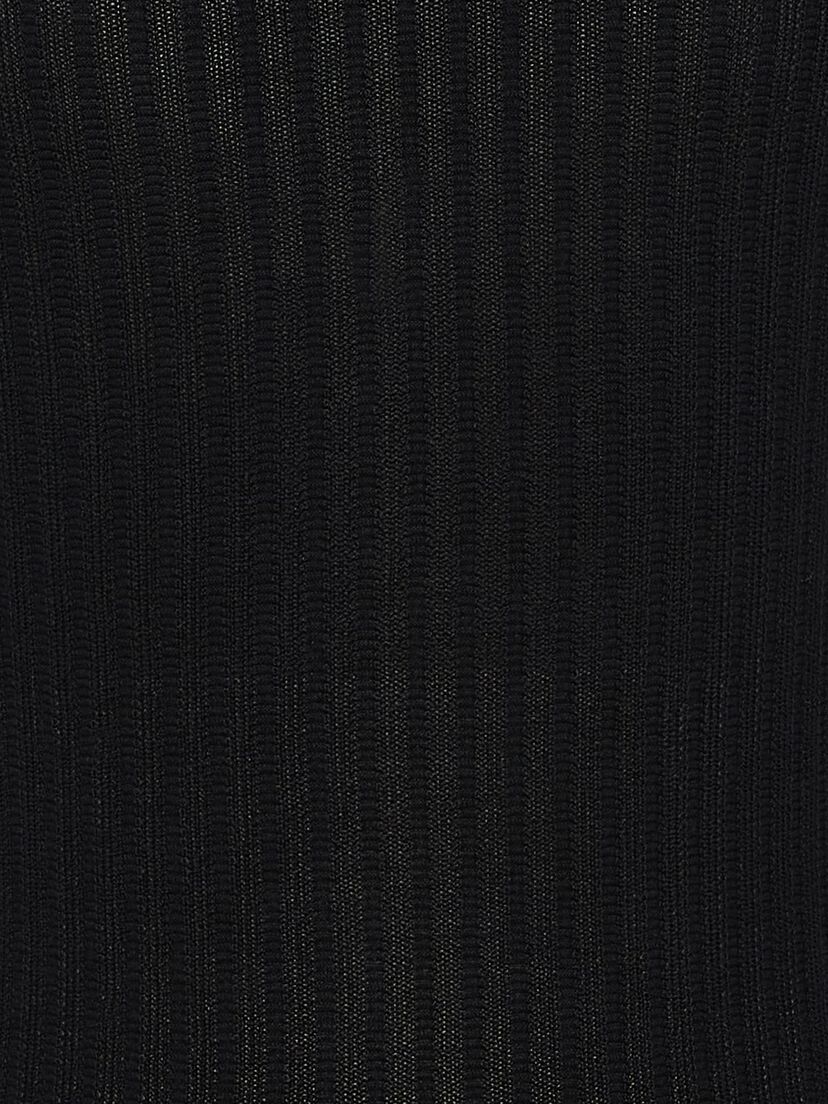 Gebreide top - zwart, Black Beauty, hi-res