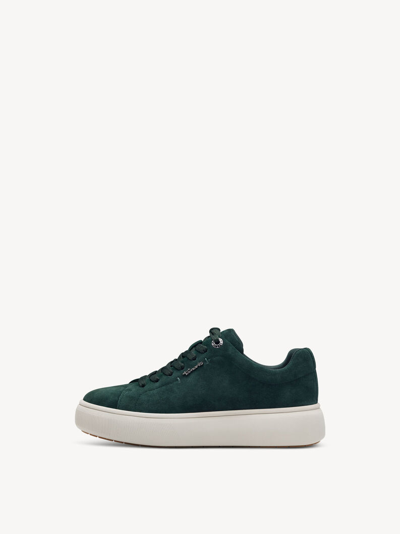 Leather Sneaker - green, GREEN, hi-res