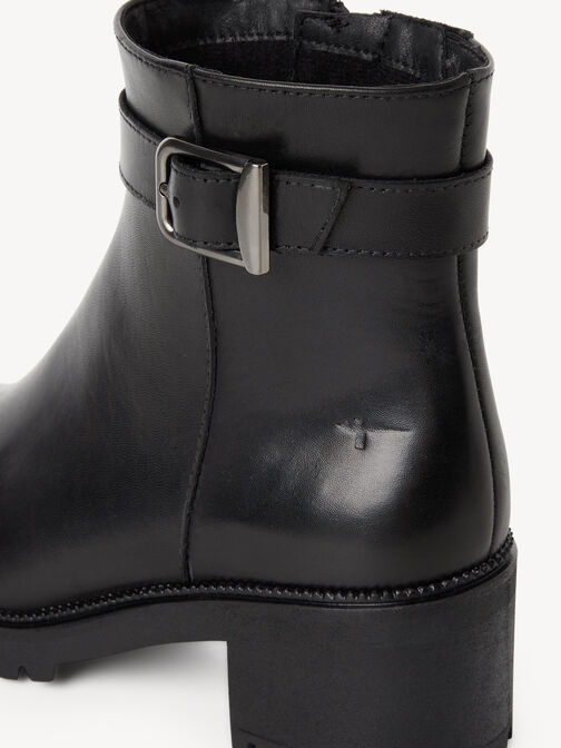 Stiefelette, BLACK LEATHER, hi-res