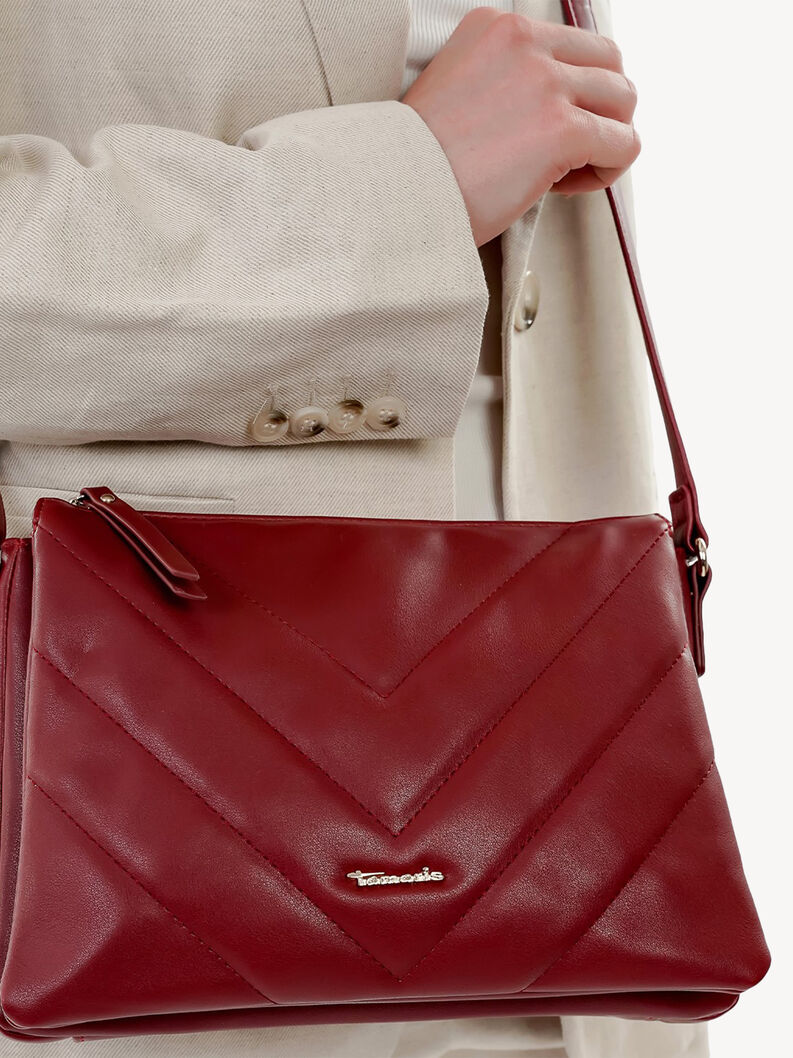 Satchel - red, darkred, hi-res