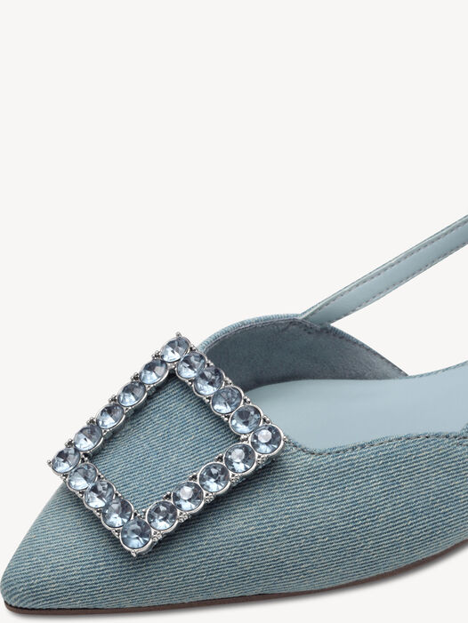 Slingpumps, DENIM, hi-res