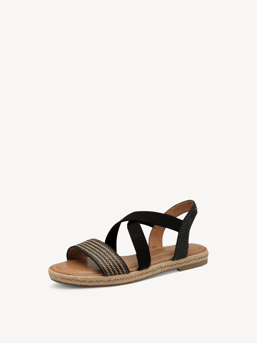 Sandaal - zwart, BLACK, hi-res