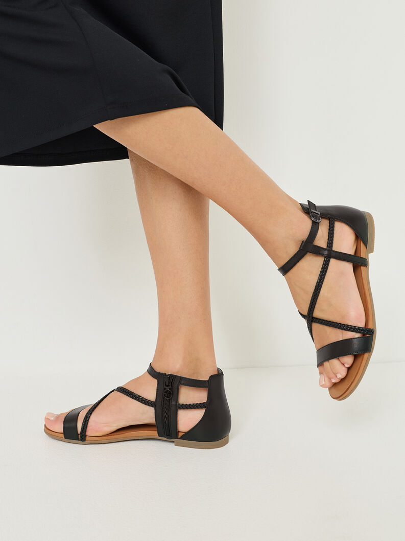 Sandal, BLACK, hi-res