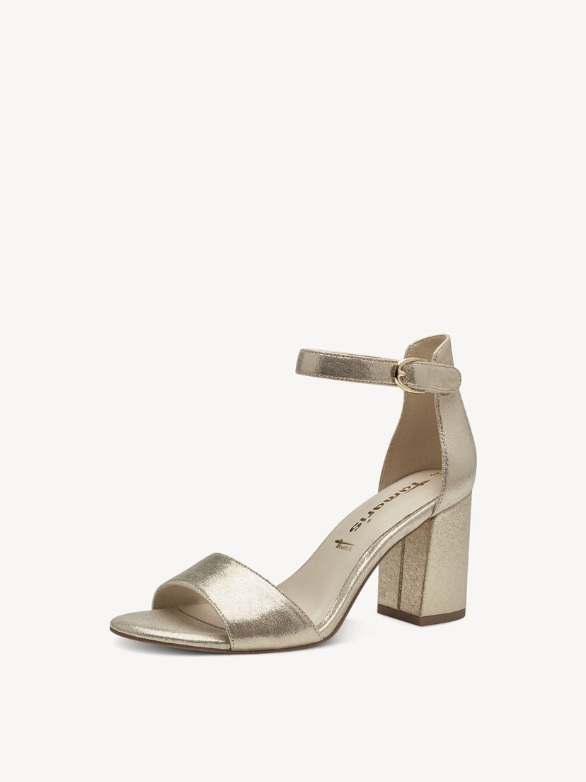 Sandaaltje - goud, LIGHT GOLD, hi-res