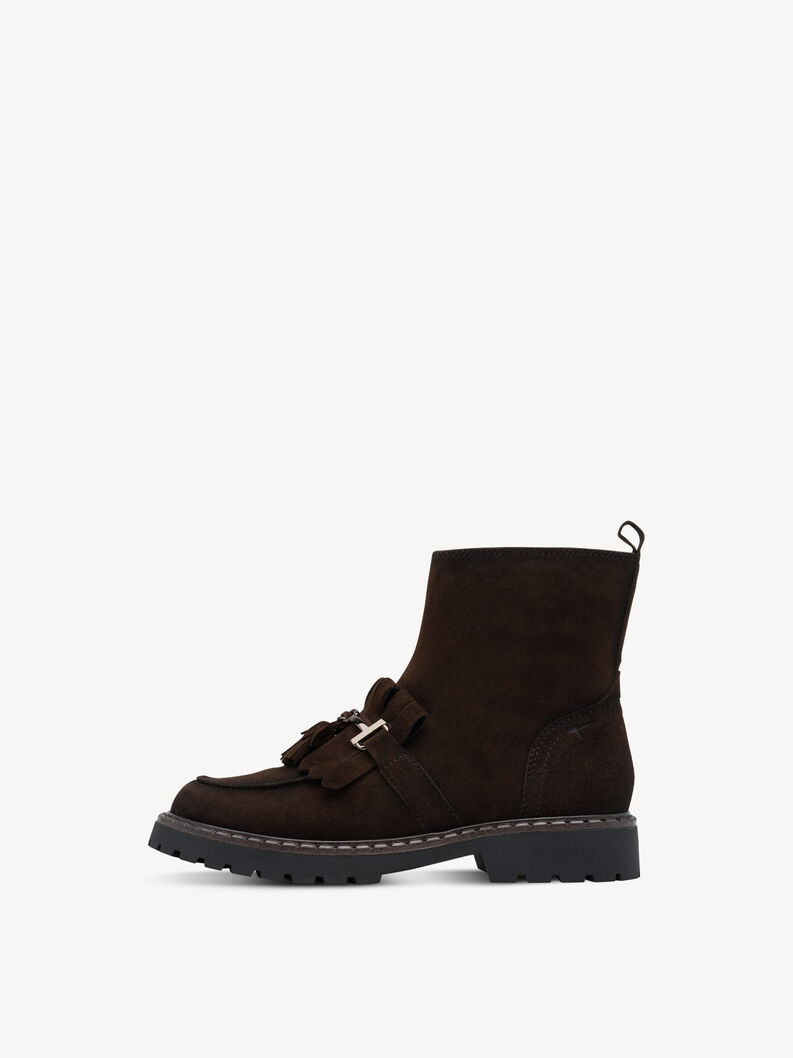 Lederstiefelette - braun, MOCCA, hi-res