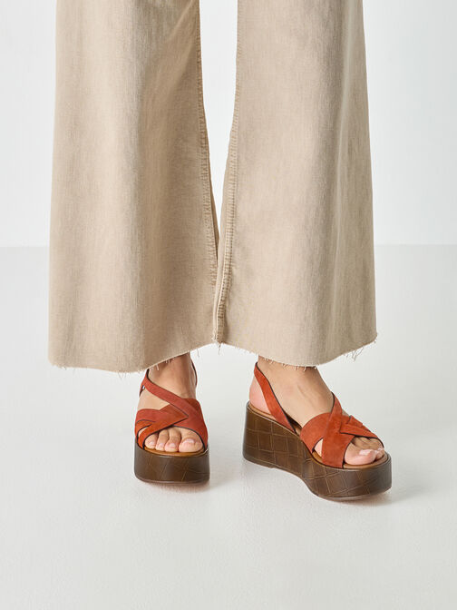 Heeled sandal, TERRACOTTA, hi-res