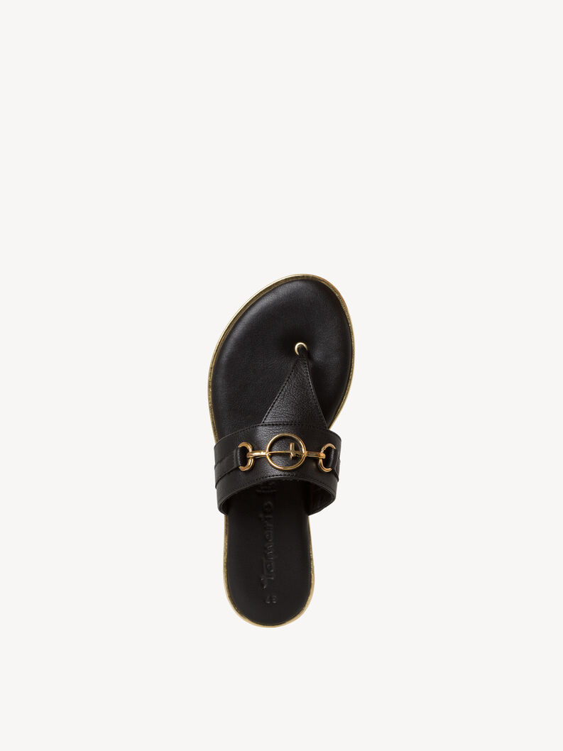 Gabor Zehentrenner Zehentrenner Damen Leder Schwarz