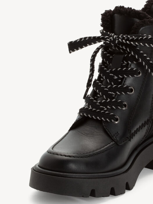 Enkellaarsje, BLACK LEATHER, hi-res