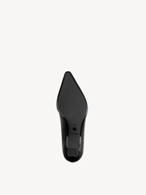 Escarpin, BLACK LEATHER, hi-res