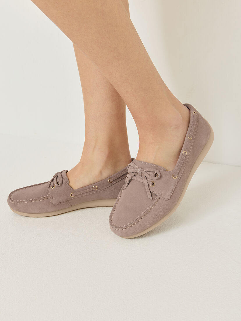 Leren Instappers - pink, beige, hi-res