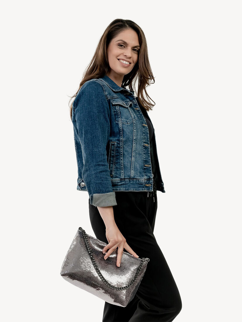 Handtas - zilver, darksilver, hi-res