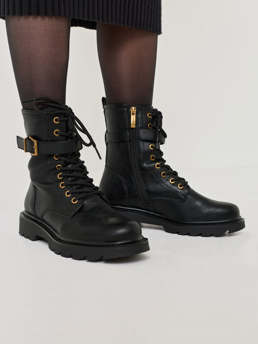 Enkellaarsje, BLACK, hi-res