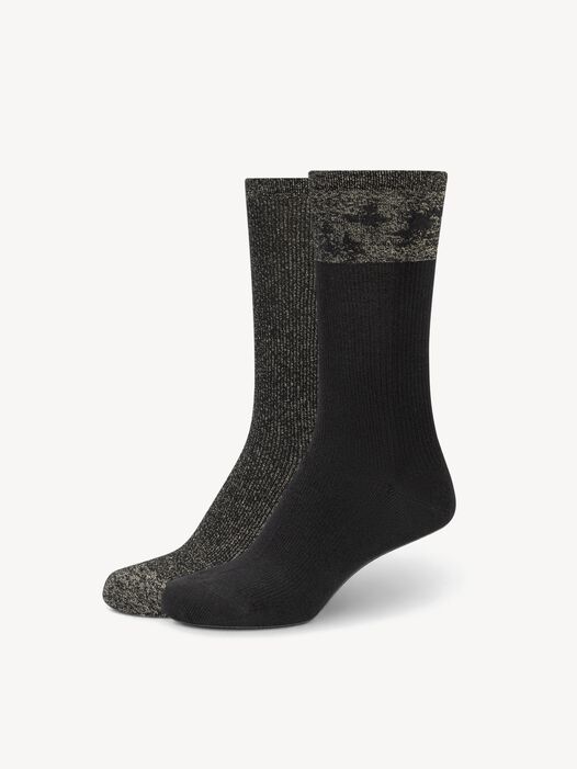 Sokken 2-pack, black, hi-res