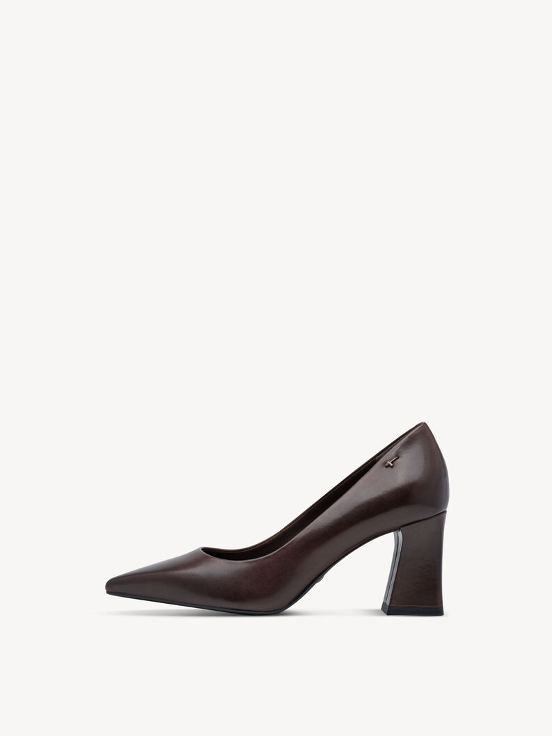 Leather Pumps - brown, MAHOGANY LEA., hi-res