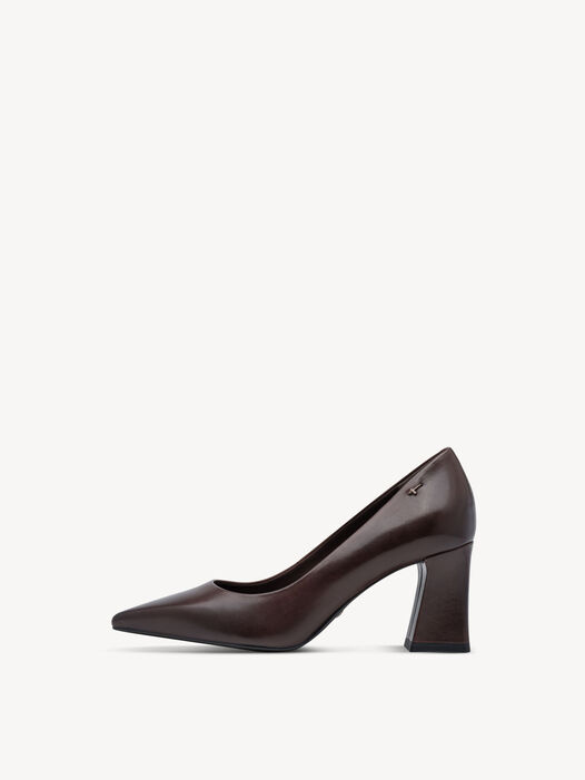 Pumps, MAHOGANY LEA., hi-res