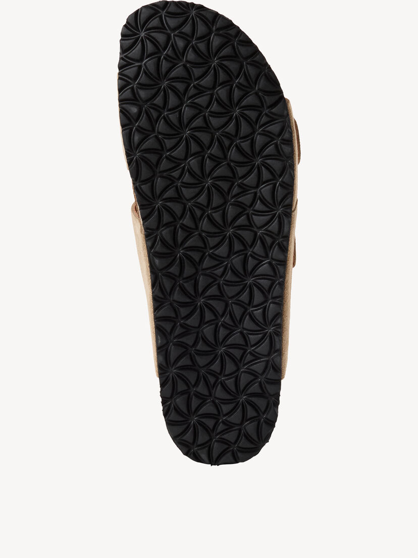 Leren Slipper - beige, SAND, hi-res