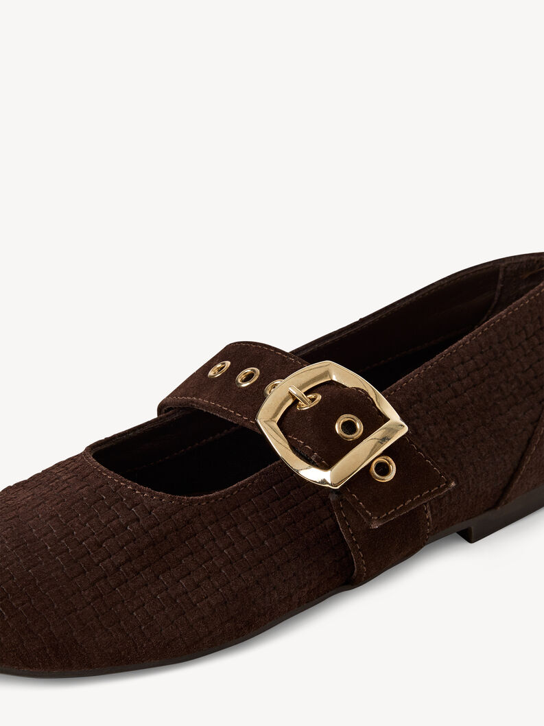 Kožen&eacute; Baler&iacute;nky - hněd&aacute;, MOCCA STRUCT., hi-res