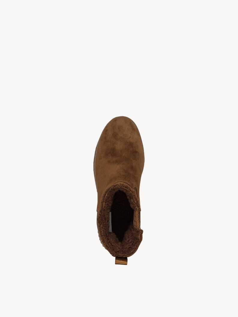 Lederstiefelette - braun Warmfutter, TOBACCO/LEO, hi-res