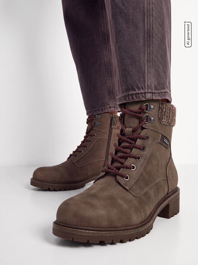 Kotn&iacute;čkov&aacute; obuv - hněd&aacute; tepl&aacute; pod&scaron;&iacute;vka, CIGAR, hi-res