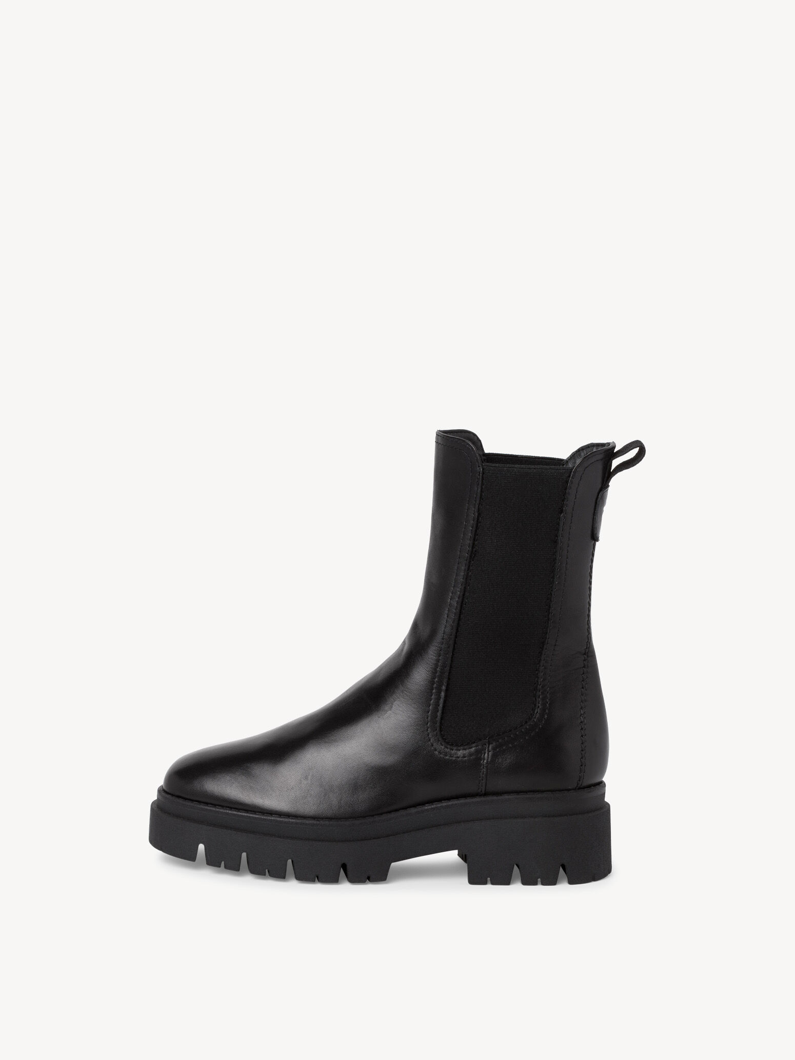 Bottine Chelsea Tamaris Femme 1-25447-43 - Cuir Confortable Semelle Touch-IT - Talon Bloc