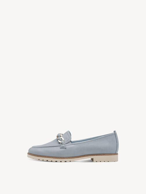 Slipper, LIGHT BLUE LEA, hi-res