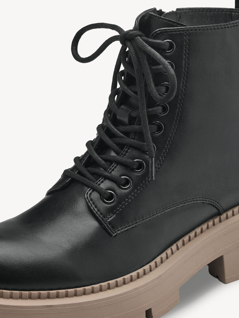 Enkellaarsje - zwart, BLACK, hi-res