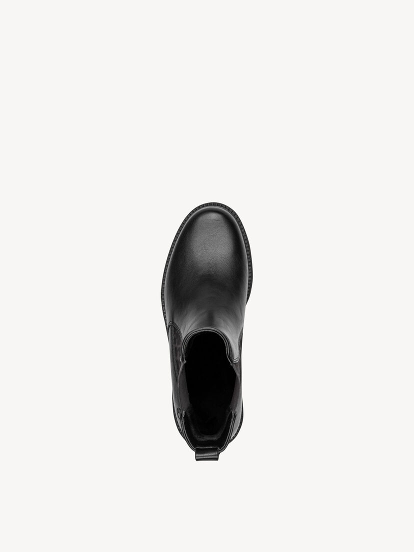 Chelseaboot - zwart, BLACK/LEOPARD, hi-res