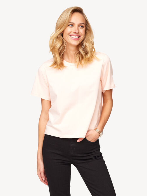 T-shirt dal taglio oversize, Cloud Pink, hi-res