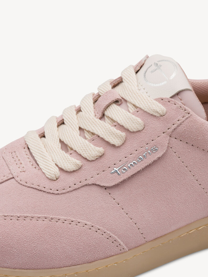 Sportowe - jasnor&oacute;żowy, ROSE SUEDE, hi-res