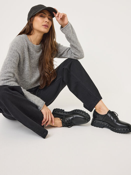 Lage schoen, BLACK, hi-res