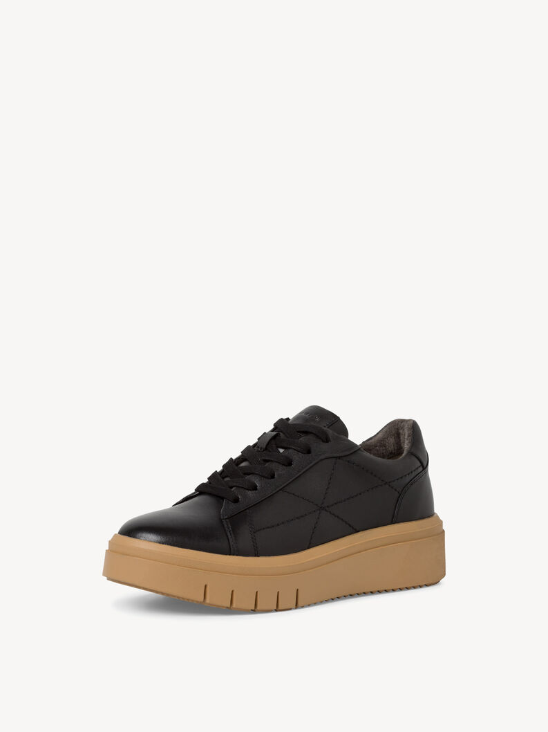 Sneaker - sort, BLACK NAPPA, hi-res