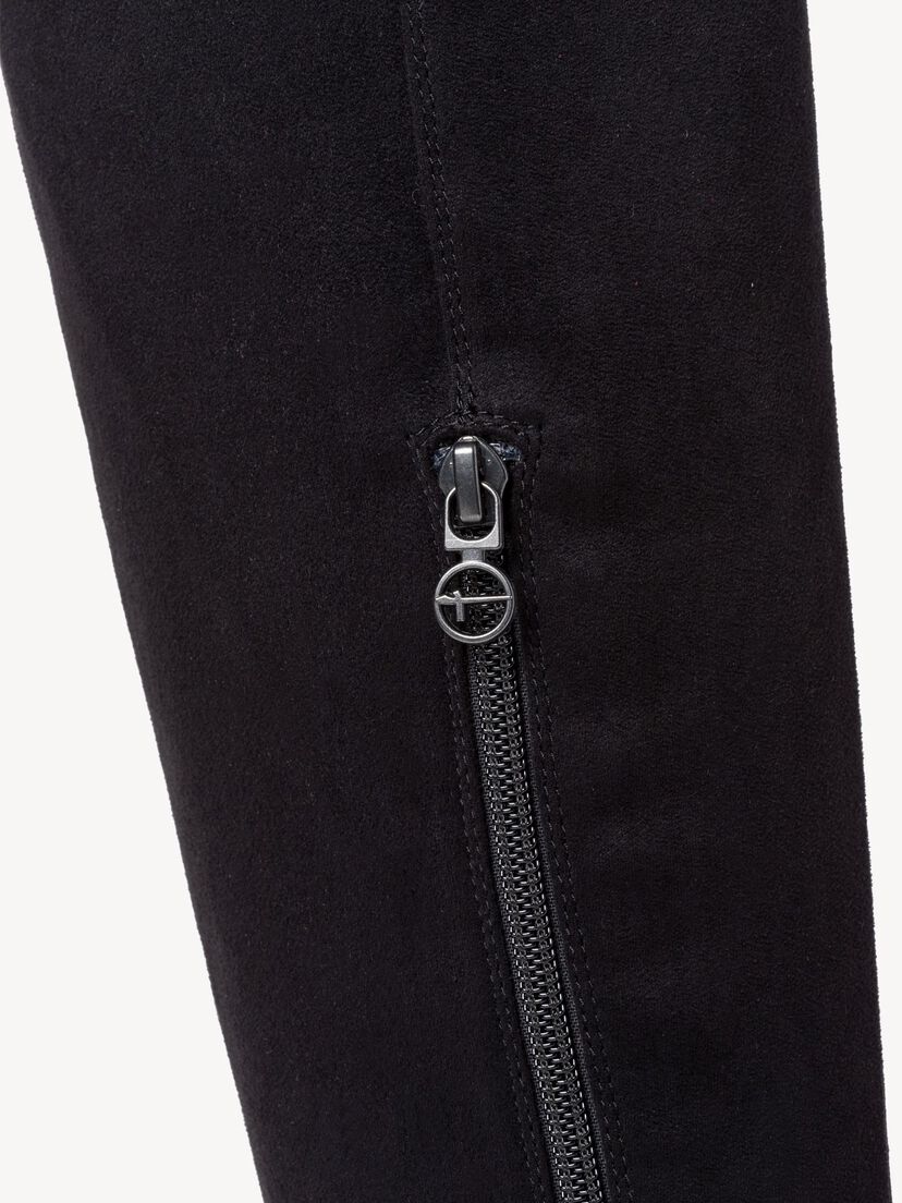 Overknee - zwart, BLACK, hi-res