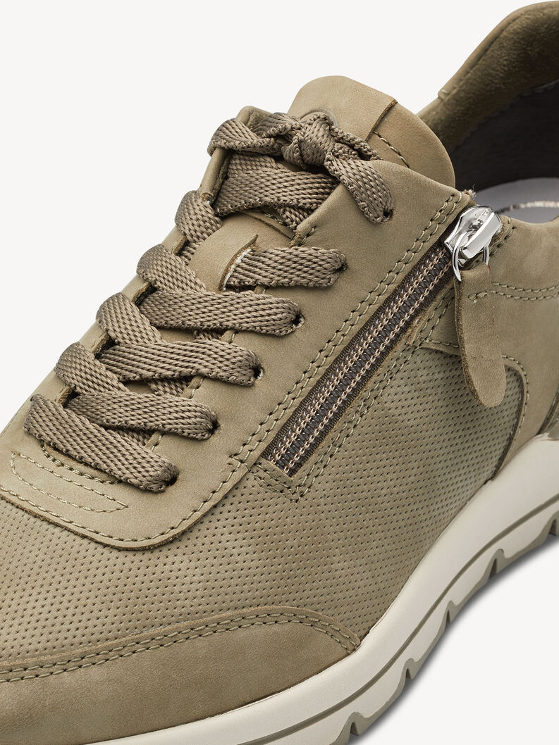 Ledersneaker - gr&uuml;n, OLIVE, hi-res