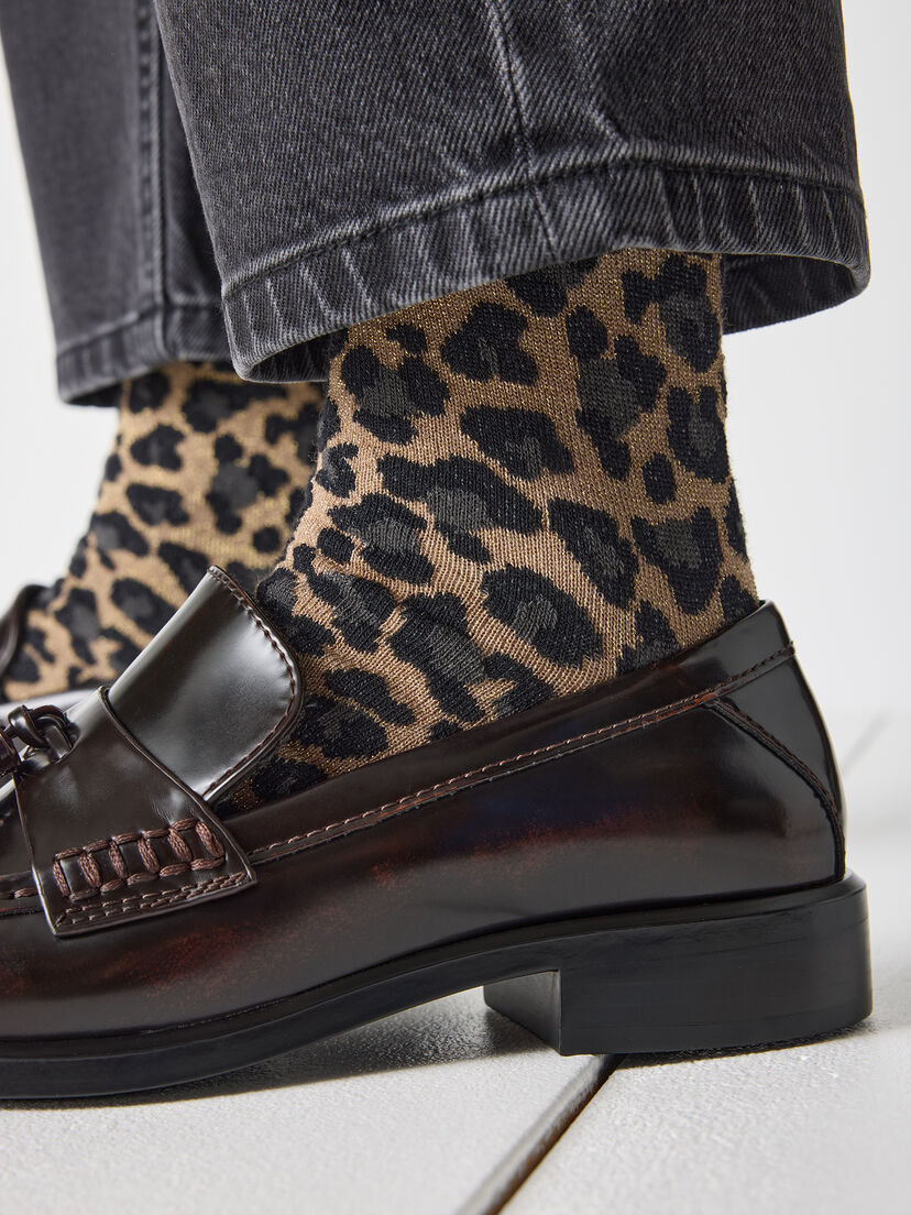 Sokken, 1-pack - goud, goud, hi-res