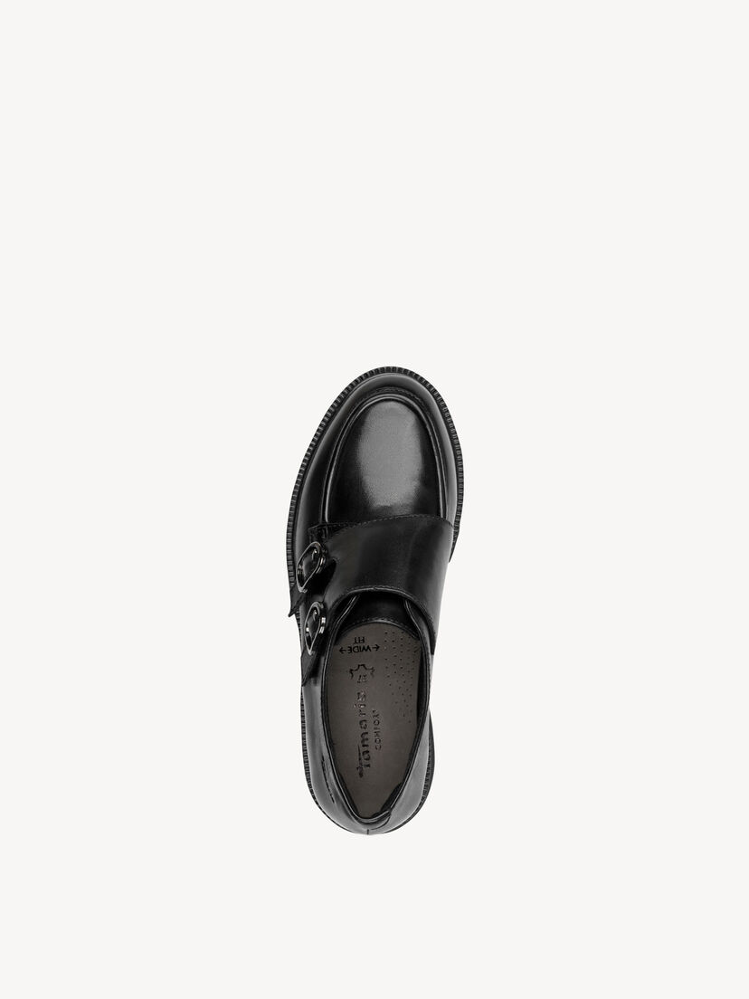Instappers - zwart, BLACK NAPPA, hi-res
