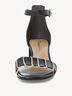 Heeled sandal - black, BLACK/NUDE, hi-res