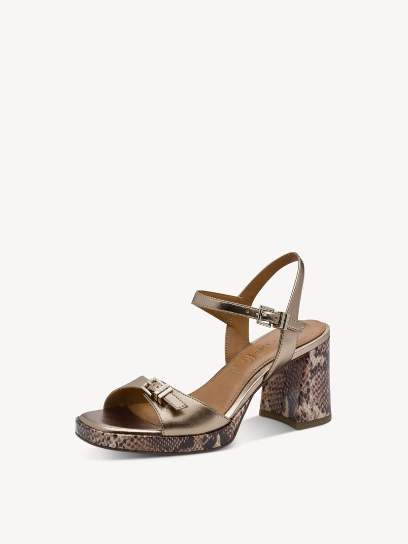 Sandaaltje - metallic, BRONCE COMB, hi-res