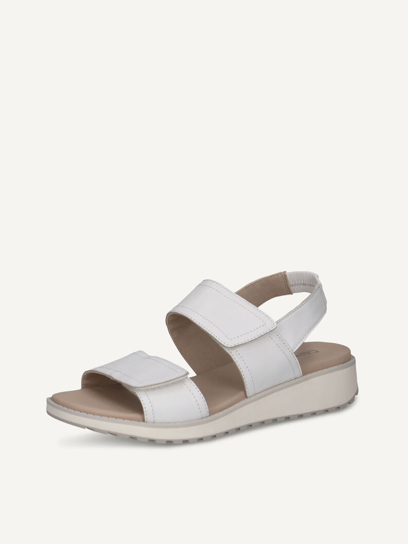 Sandal, WHITE NAPPA, hi-res