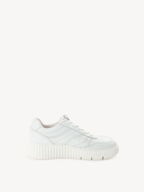 Sneaker, WHITE LEATHER, hi-res