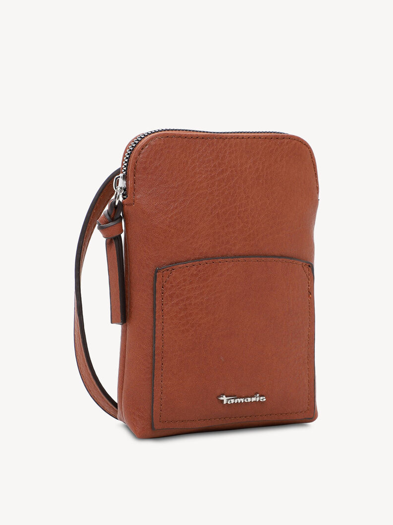 Cell phone case - brown, COGNAC, hi-res