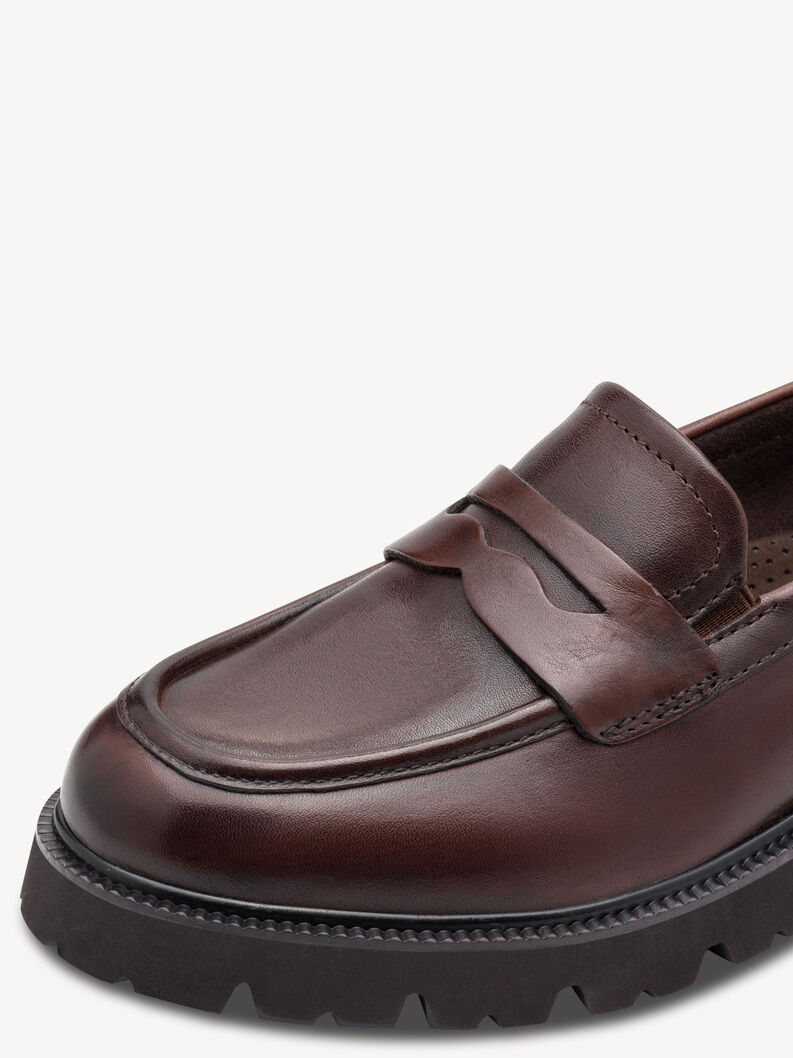 Slipper en cuir - marron, MOCCA NAPPA, hi-res